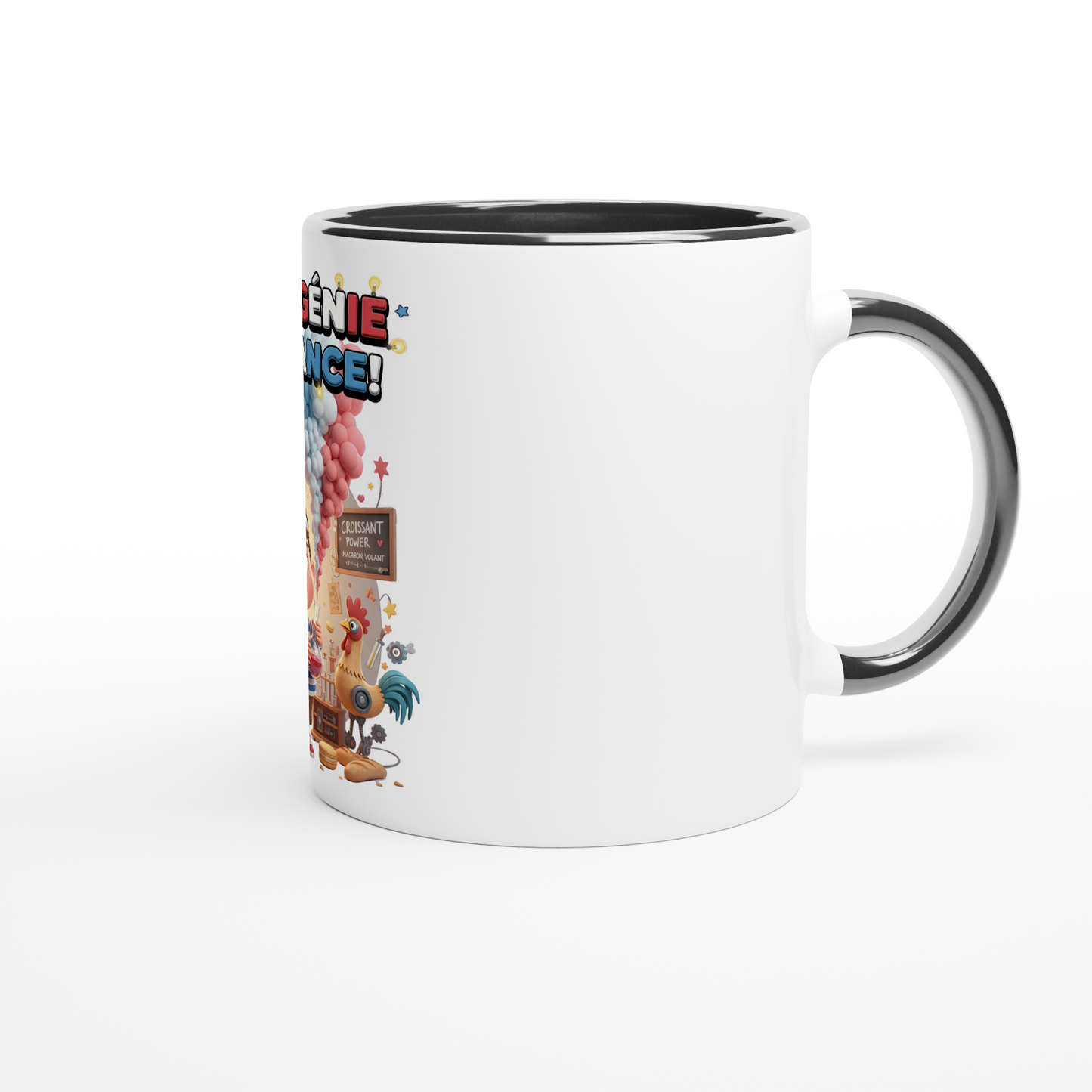 325 ml (11 oz) French Little Genius Ceramic Mug