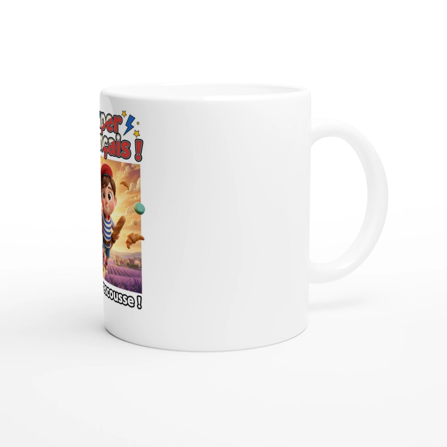 Super French ceramic mug - 325 ml (11 oz)