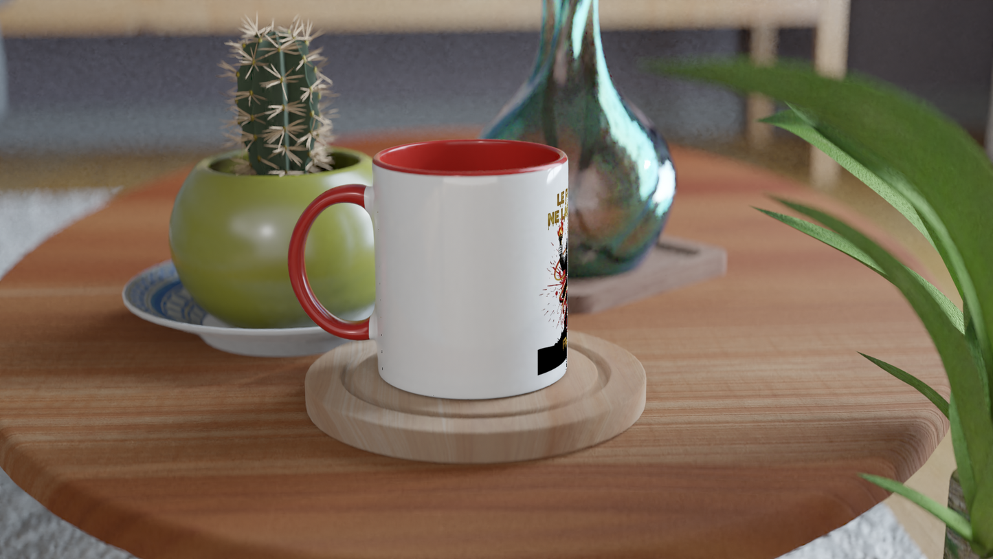 325ml (11oz) Ceramic Mug "le peuple lâche rien"