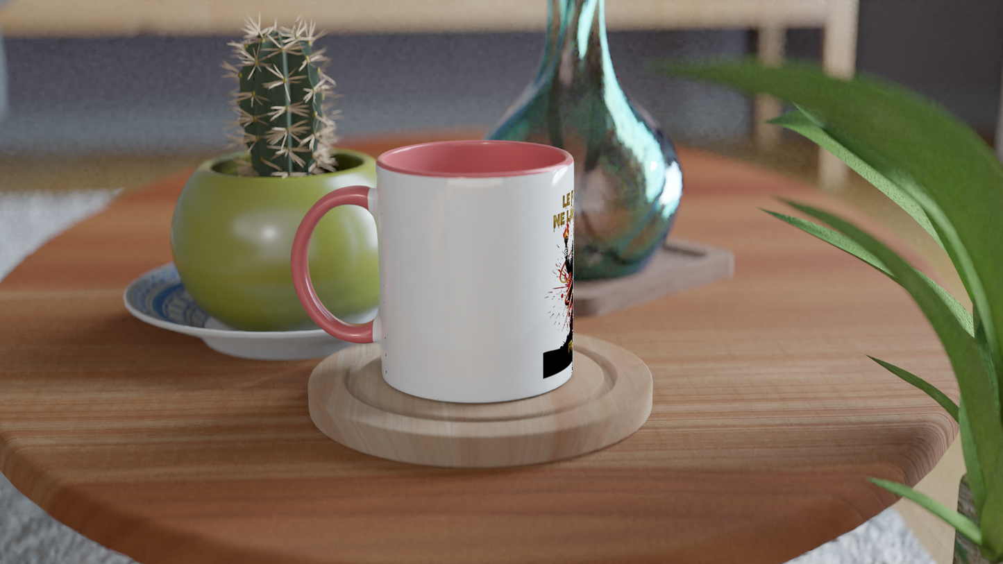325ml (11oz) Ceramic Mug "le peuple lâche rien"