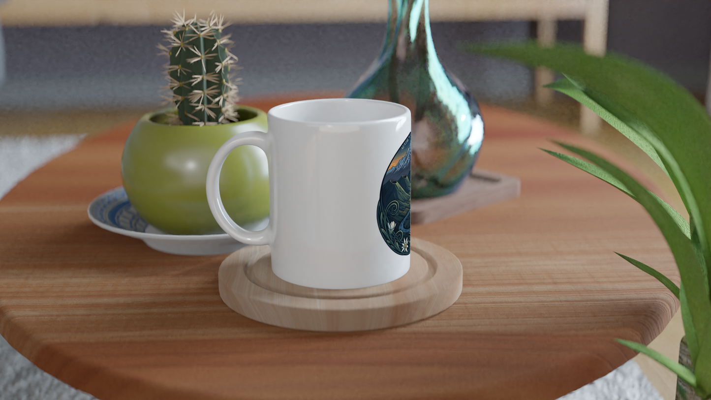 - 325 ml (11 oz) Keramiktasse Auvergne-Rhône-Alpes