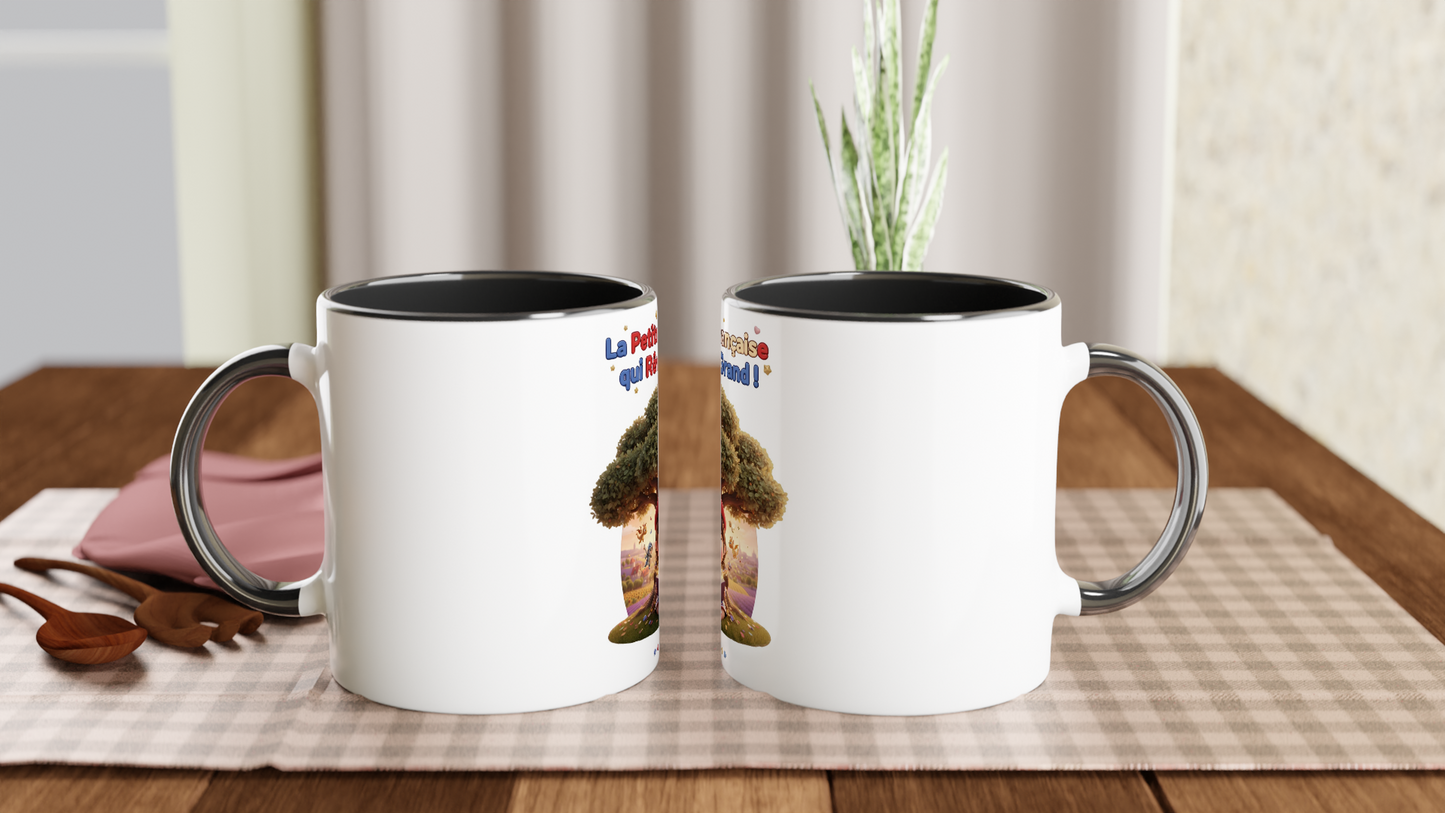 "Little French Girl Who Dreams Big" Ceramic Mug - 325 ml (11 oz)