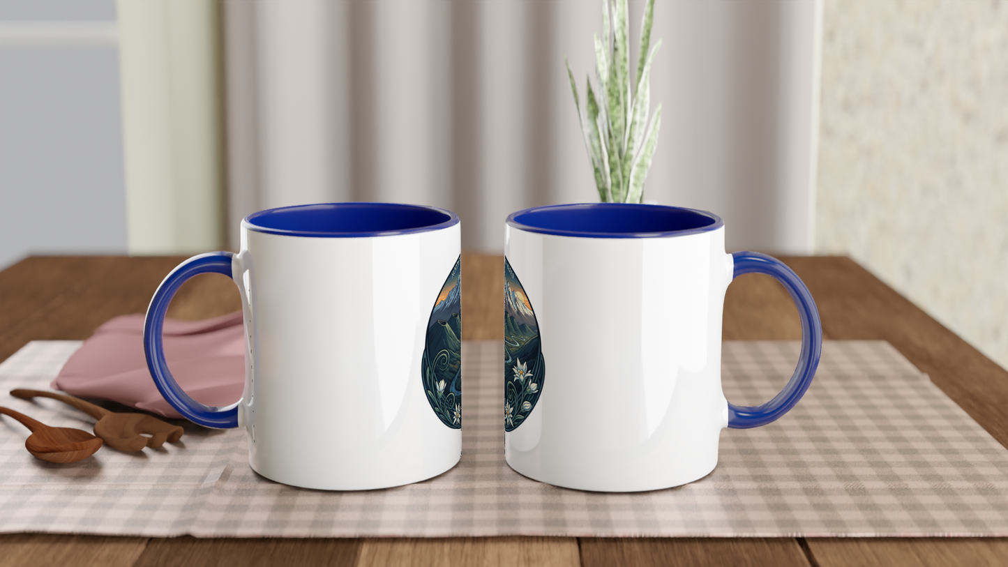 - 325 ml (11 oz) Keramiktasse Auvergne-Rhône-Alpes
