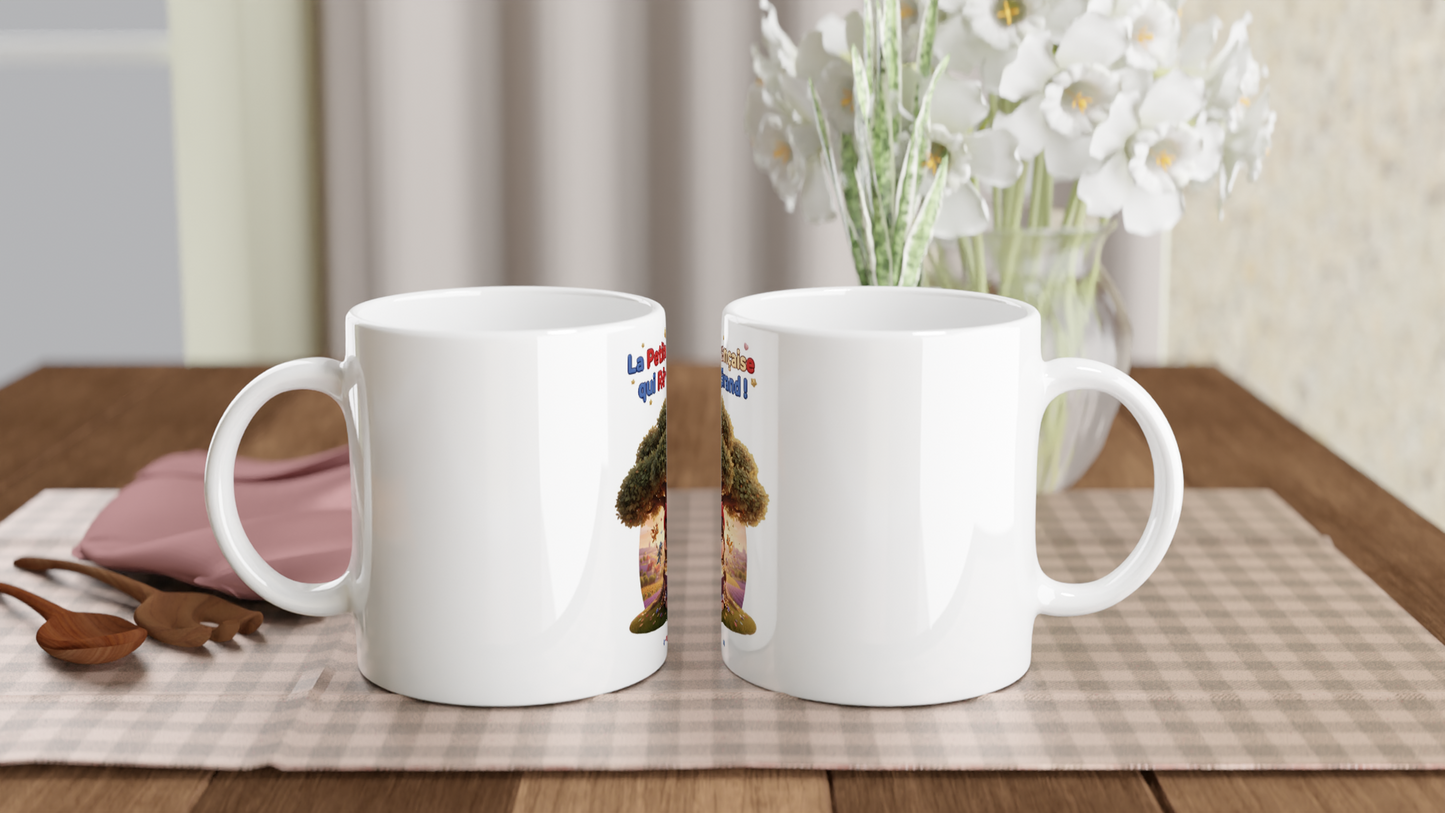 "Little French Girl Who Dreams Big" Ceramic Mug - 325 ml (11 oz)