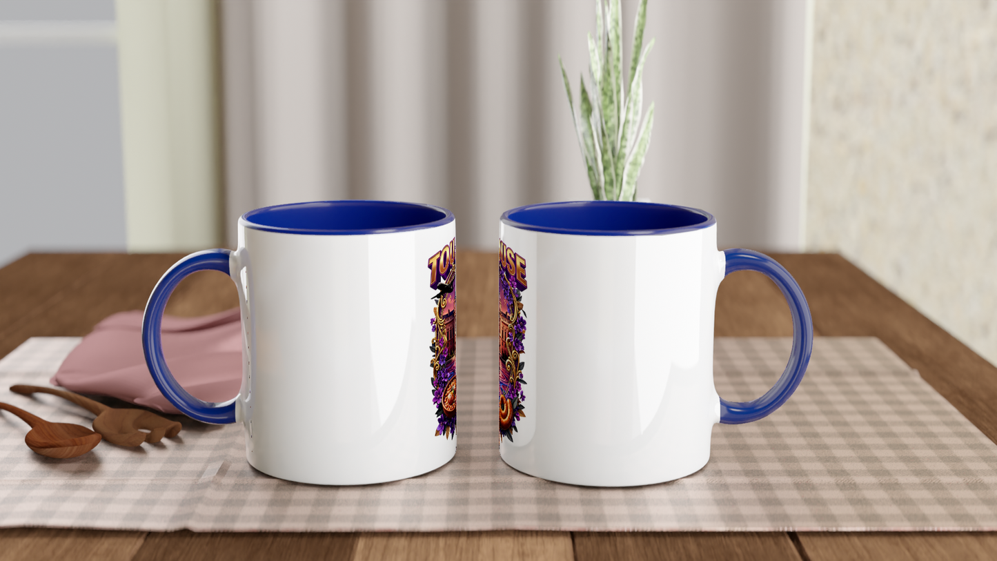 Keramiktasse Toulouse, Stadt in Frankreich, 325 ml (11 oz)