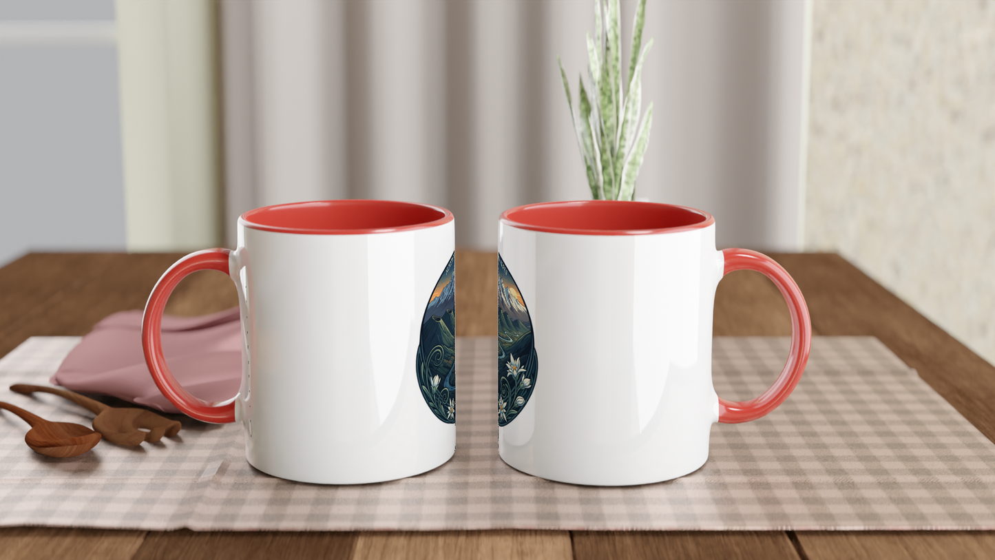 - 325 ml (11 oz) Keramiktasse Auvergne-Rhône-Alpes