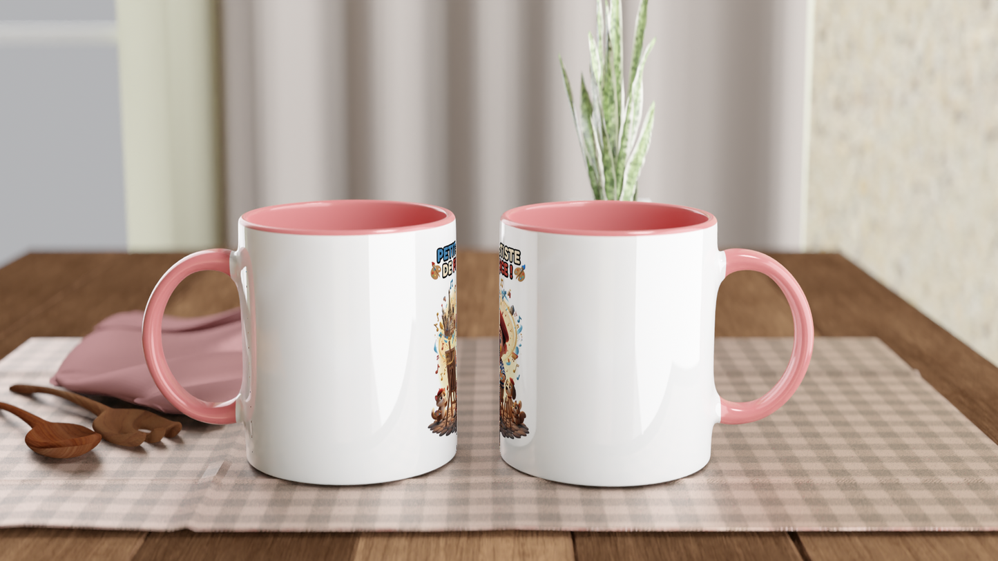 White 11oz Ceramic Mug kleiner Künstler Frankreichs