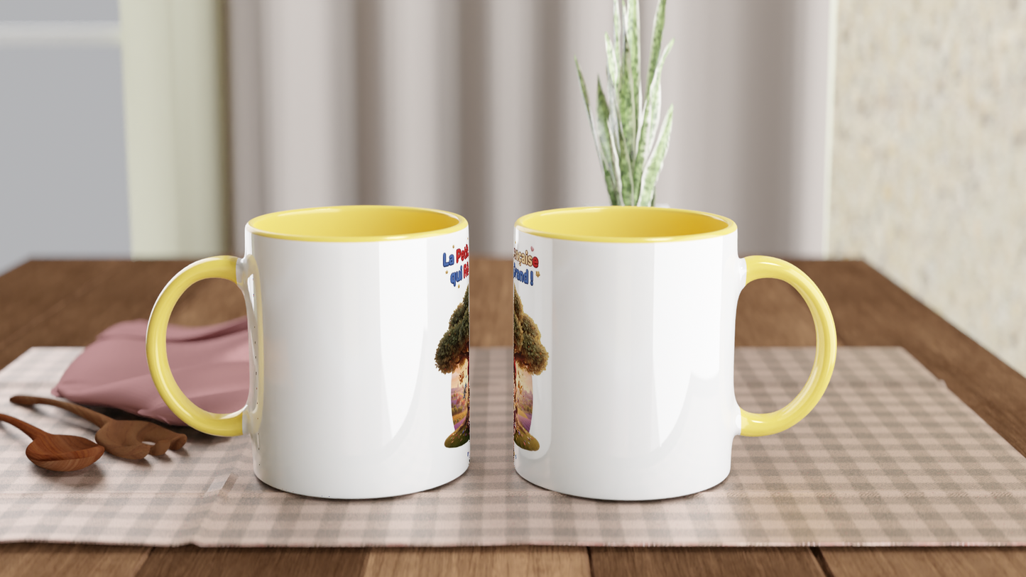 "Little French Girl Who Dreams Big" Ceramic Mug - 325 ml (11 oz)
