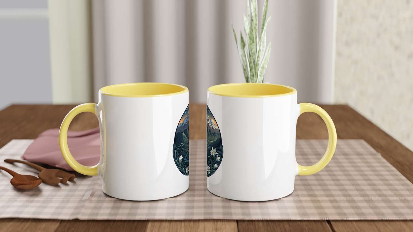 - 325 ml (11 oz) Keramiktasse Auvergne-Rhône-Alpes