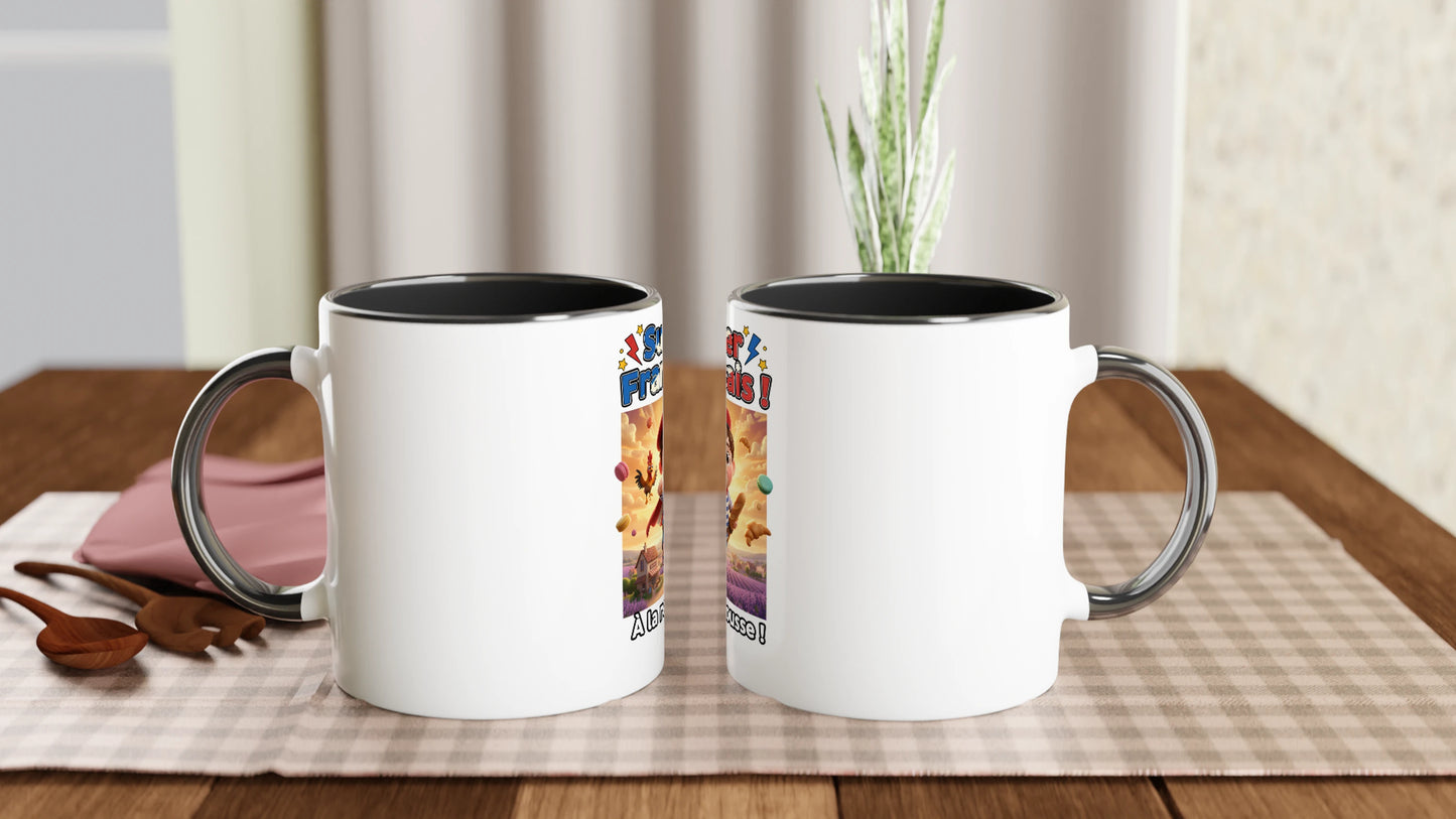 Super French ceramic mug - 325 ml (11 oz)