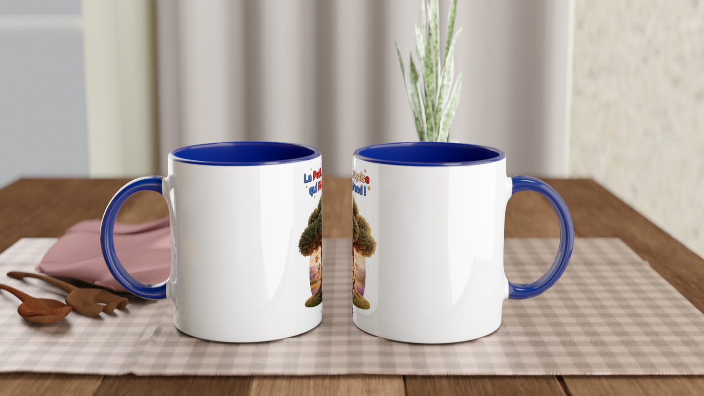 "Little French Girl Who Dreams Big" Ceramic Mug - 325 ml (11 oz)