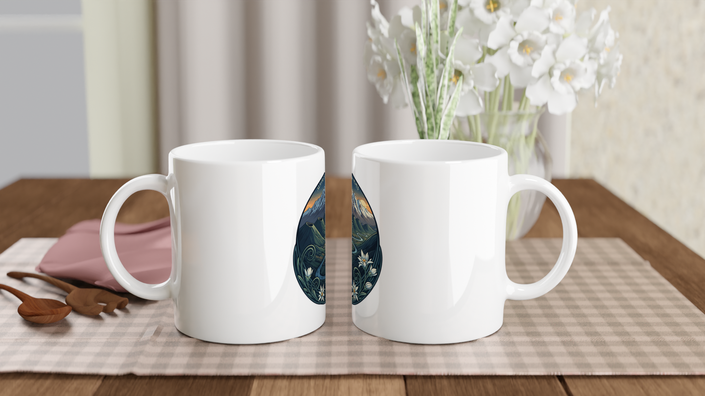 - 325 ml (11 oz) Keramiktasse Auvergne-Rhône-Alpes