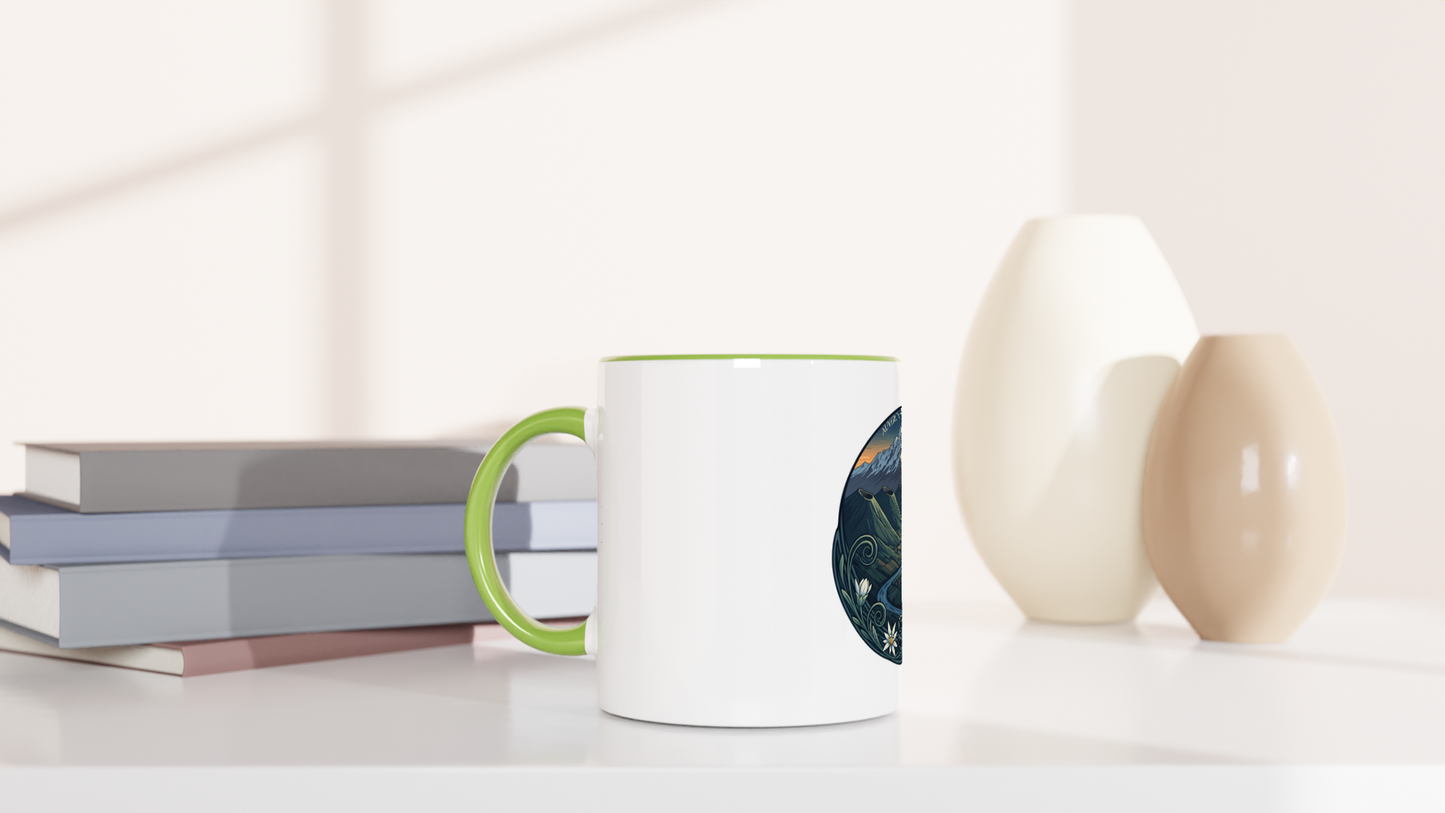 - 325 ml (11 oz) Keramiktasse Auvergne-Rhône-Alpes