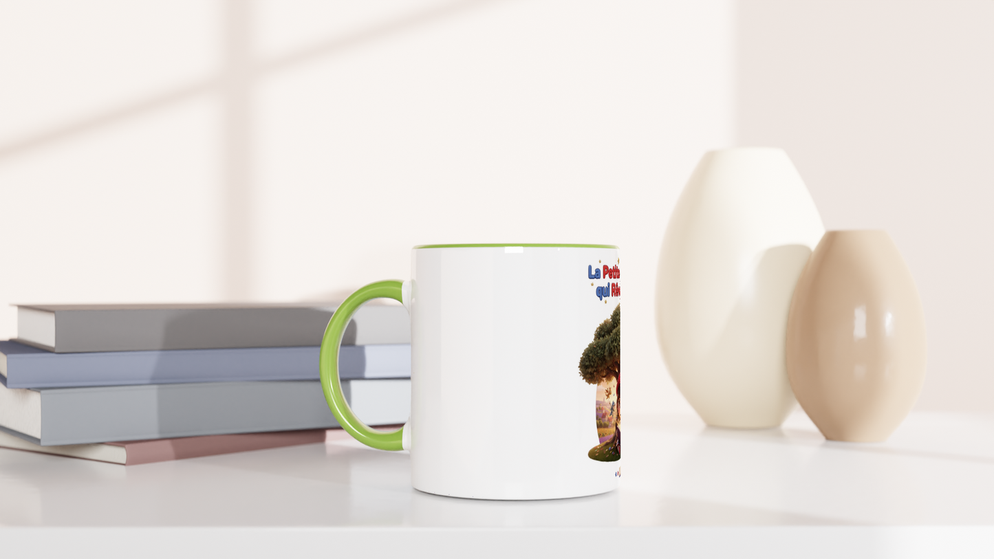 "Little French Girl Who Dreams Big" Ceramic Mug - 325 ml (11 oz)
