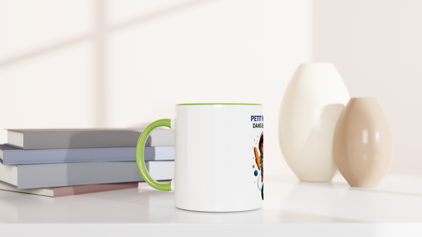 Französische Keramiktasse mit Sternenmotiv, 325 ml (11 oz)