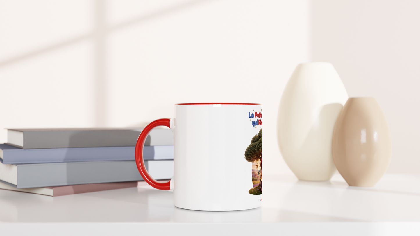 "Little French Girl Who Dreams Big" Ceramic Mug - 325 ml (11 oz)