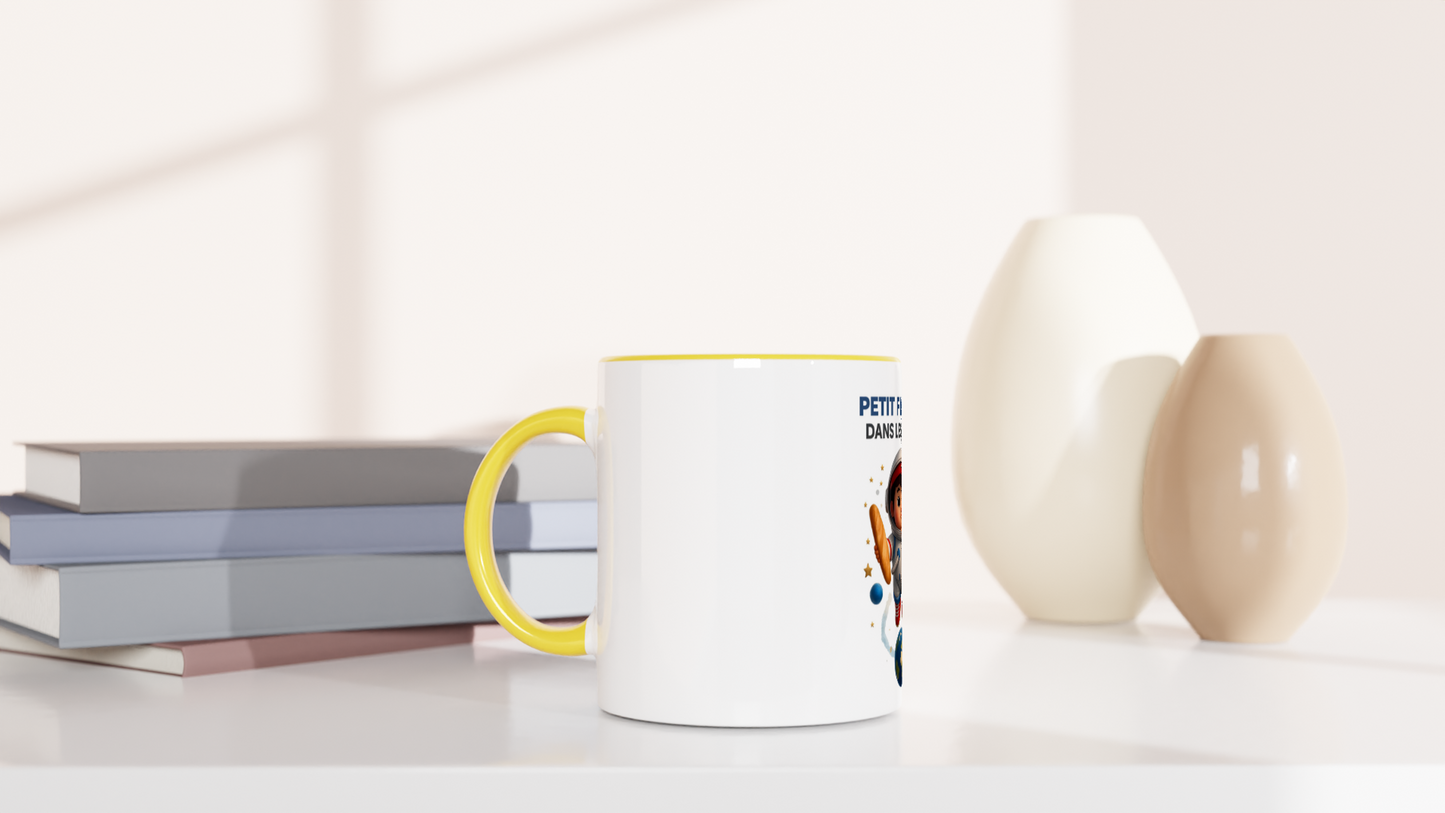 Französische Keramiktasse mit Sternenmotiv, 325 ml (11 oz)