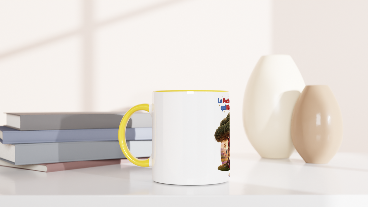 "Little French Girl Who Dreams Big" Ceramic Mug - 325 ml (11 oz)