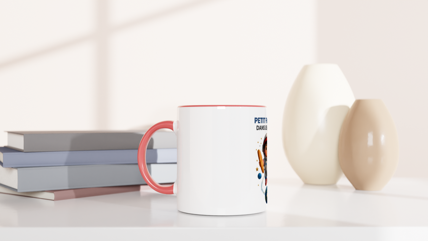 Französische Keramiktasse mit Sternenmotiv, 325 ml (11 oz)