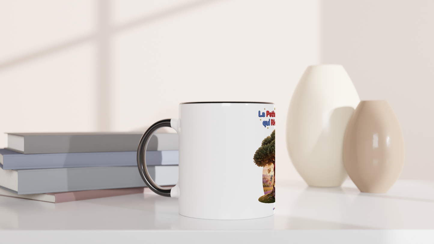 "Little French Girl Who Dreams Big" Ceramic Mug - 325 ml (11 oz)